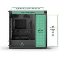 Корпус Arctic Xtender ACPCC00018A - Изображение №11 — Chaika Market
