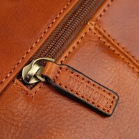 Сумка на тележку Francesco Molinary 513-13780-014-DCM (Dark Camel) - Изображение №6 — Chaika Market