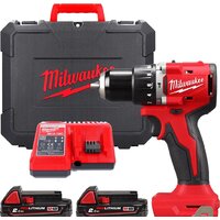 Ударная дрель-шуруповерт Milwaukee M18 M18BLPDRC-202C 4933492822 (с 2-мя АКБ 2 Ач, кейс) — Chaika Market