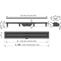 Трап/канал Alcadrain APZ19-850 - Изображение №3 — Chaika Market