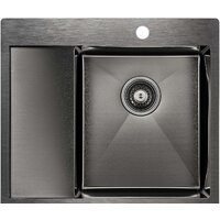 Кухонная мойка Paulmark Kroner 59F PM225951-GMR — Chaika Market