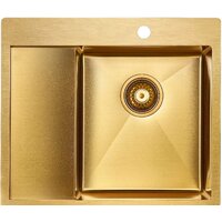 Кухонная мойка Paulmark Kroner 59F PM225951-GMR - Изображение №8 — Chaika Market