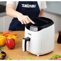 Аэрогриль (аэрофритюрница) Zelmer ZAF3551W - Изображение №5 — Chaika Market