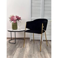 Стул M-City Dill 629M05377 (Momo-47 черный/золотой) - Изображение №2 — Chaika Market