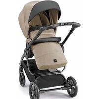 Универсальная коляска CAM Infinito (2 в 1, бежевый/рама матовый черный) - Изображение №3 — Chaika Market