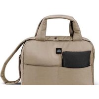 Универсальная коляска CAM Infinito (2 в 1, бежевый/рама матовый черный) - Изображение №5 — Chaika Market