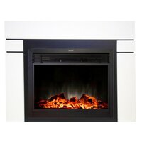 Каминокомплект Smolcom Lindos MB/JUP/SYM26 с RealFlame Moonblaze Deluxe-S BL LT (белый) — Chaika Market