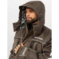 Одежда для охоты, рыбалки Huntsman Полюс LUX -40°C (р. 44-46/170-176, хаки) - Изображение №4 — Chaika Market