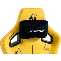 Игровое (геймерское) кресло Evolution Nomad PRO Cyberpunk Bloodhound (черный/желтый) - Изображение №9 — Chaika Market