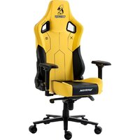 Игровое (геймерское) кресло Evolution Nomad PRO Cyberpunk Bloodhound (черный/желтый) - Изображение №8 — Chaika Market