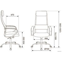 Офисное кресло Бюрократ CH-607SL TW-01 (черный) - Изображение №11 — Chaika Market