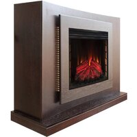 Каминокомплект Смолком Lucca FS25 + Firefield 25 S IR (темный орех) — Chaika Market