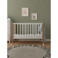 Классическая детская кроватка СКВ-Компани 3190111-6 с матрасом Plitex Юниор-премиум (белый бук) - Изображение №3 — Chaika Market