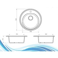 Кухонная мойка Berge BR-5200 + Like F8007122 (черный) - Изображение №22 — Chaika Market