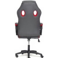 Игровое (геймерское) кресло TetChair Racer Gt (кожзам/ткань, металлик/красный) - Изображение №2 — Chaika Market