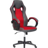 Игровое (геймерское) кресло TetChair Racer Gt (кожзам/ткань, металлик/красный) — Chaika Market