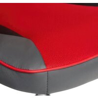 Игровое (геймерское) кресло TetChair Racer Gt (кожзам/ткань, металлик/красный) - Изображение №5 — Chaika Market