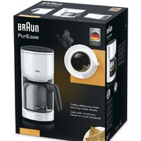 Капельная кофеварка Braun KF3120 WH - Изображение №3 — Chaika Market