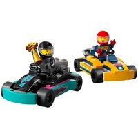 Конструктор LEGO City 60400 Картинг и гонщики - Изображение №3 — Chaika Market
