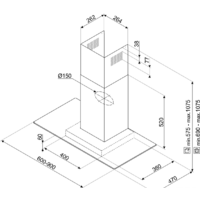 Кухонная вытяжка Smeg KBT600VE - Изображение №8 — Chaika Market