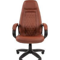 Офисное кресло CHAIRMAN 950LT (коричневый) - Изображение №2 — Chaika Market