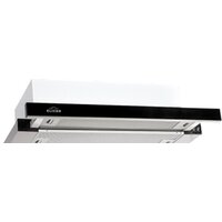 Кухонная вытяжка Elikor Интегра Glass 45Н-400-В2Д (нержавеющая сталь/черное стекло) (943434) — Chaika Market