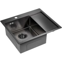 Кухонная мойка Paulmark Kroner 59F PM225951-GML - Изображение №2 — Chaika Market