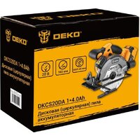 Дисковая (циркулярная) пила Deko DKCS20DA 085-1155 (с 1-им АКБ) - Изображение №3 — Chaika Market