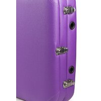 Массажный стол Atlas Sport 70 см складной 3-с деревянный (фиолетовый) - Изображение №5 — Chaika Market