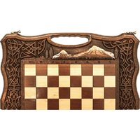 Шахматы/шашки/нарды Haleyan Арарат 2 50 с ручками kh143-5 - Изображение №2 — Chaika Market