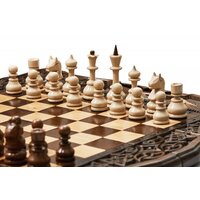 Шахматы/шашки/нарды Haleyan Арарат 2 50 с ручками kh143-5 - Изображение №9 — Chaika Market