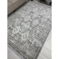 Ковер для жилой комнаты Radjab Carpet Афина Прямоугольник 9010A 12823RK (3x5, Grey/Beige) - Изображение №3 — Chaika Market
