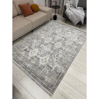 Ковер для жилой комнаты Radjab Carpet Афина Прямоугольник 9010A 12823RK (3x5, Grey/Beige) - Изображение №2 — Chaika Market