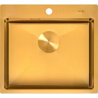 Кухонная мойка ZorG ZRN 5055 Premium PVD Gold — Chaika Market