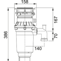 Измельчитель пищевых отходов Franke Turbo Elite Slimline TE-75S 134.0607.344 - Изображение №2 — Chaika Market