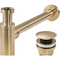 Сифон Rea Klik-Klak REA-A8586 (матовое золото) — Chaika Market