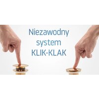 Сифон Rea Klik-Klak REA-A8586 (матовое золото) - Изображение №3 — Chaika Market