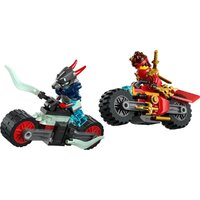 Конструктор LEGO Ninjago Скоростная гонка на мотоцикле Кая 71838 - Изображение №4 — Chaika Market
