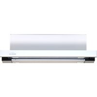 Кухонная вытяжка Elikor Интегра Glass 45Н-400-В2Д (нержавеющая сталь/белое стекло) (943433) — Chaika Market