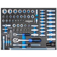 Набор трещотка с головками FORSAGE F-K4701 (70 предметов) - Изображение №2 — Chaika Market