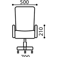 Офисное кресло Brabix Maestro EX-506 (коричневый) - Изображение №5 — Chaika Market