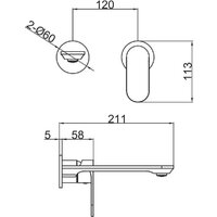 Смеситель Fashun A1185-7 (черный) - Изображение №3 — Chaika Market