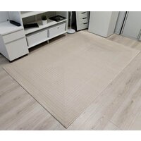 Ковер для жилой комнаты Radjab Carpet Сканди Сизаль Прямоугольник 10936B 12225RK (2x2.9, Krem/Krem) - Изображение №2 — Chaika Market