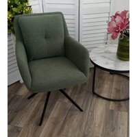 Стул M-City Meadow 621M05248 (зеленый Lake-352/черный) - Изображение №2 — Chaika Market