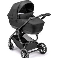 Универсальная коляска CAM Infinito (2 в 1, черный/рама матовый черный) — Chaika Market