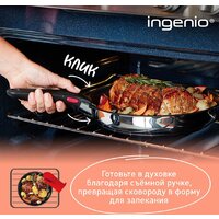 Набор сковород Tefal Ingenio Cook Eat L8813S75 - Изображение №5 — Chaika Market