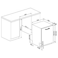Встраиваемая посудомоечная машина Smeg STL332CH - Изображение №2 — Chaika Market