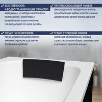 Ванна Lauter Estelle 140 21206040 (с ножками, черным подголовником и черным лиц.экраном) - Изображение №8 — Chaika Market