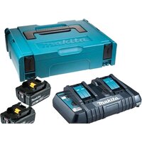 Аккумулятор с зарядным устройством Makita DC18RС + BL1860B (18В/6.0 Ah + 18В) — Chaika Market