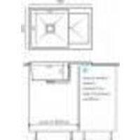 Кухонная мойка Polygran Blade 760 (белый хлопок) - Изображение №3 — Chaika Market